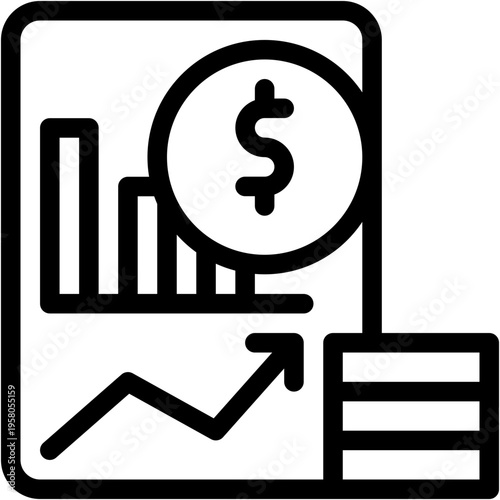 Vector Icon Exchange Rate, Economy Crises, Economy, Business, Exchange
