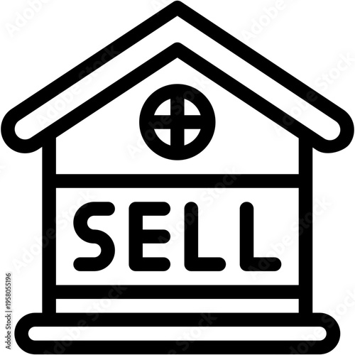 Vector Icon Sale, Income, Business and Finance, Economic Crises, Money