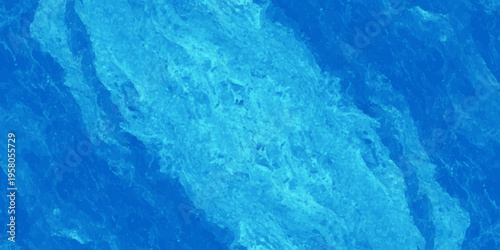 abstract blue liquid marble background with fluid turquoise waves and organic azure flowing paint textures