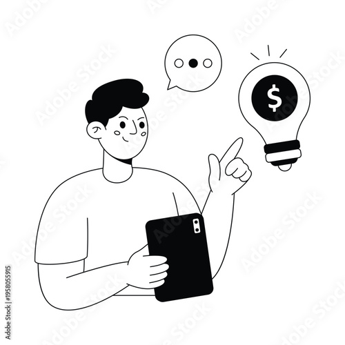 Art of Selling Vector illustration. EPS 10
