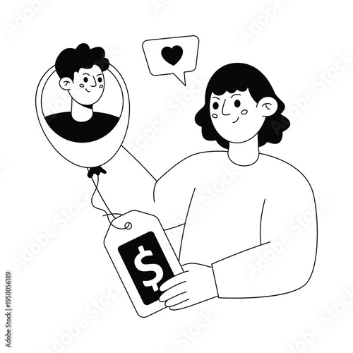 Personal Selling Vector illustration. EPS 10