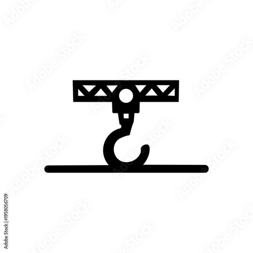 Overhead Crane Hook Icon