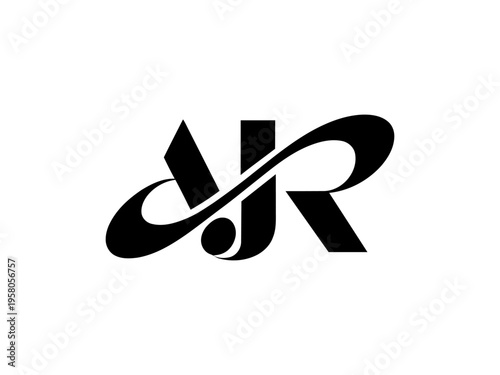 Minimalist AJR Letter Logo Design