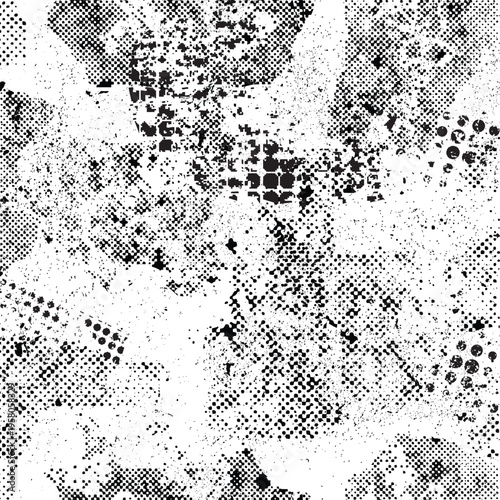 Distress grunge texture background Grange shapes .Grunge textured . Vector grainy texture .Screen print texture. Print
