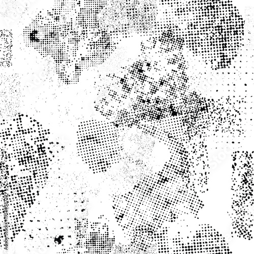 Distress grunge texture background Grange shapes .Grunge textured . Vector grainy texture .Screen print texture. Print
