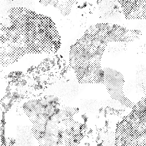 Distress grunge texture background Grange shapes .Grunge textured . Vector grainy texture .Screen print texture. Print
