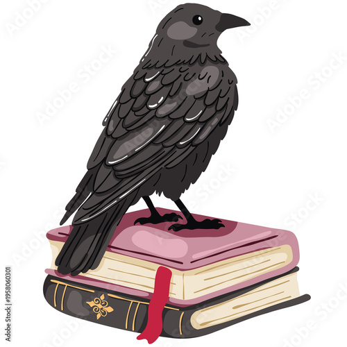 Obraz na płótnie Dark Romance Bookish Element