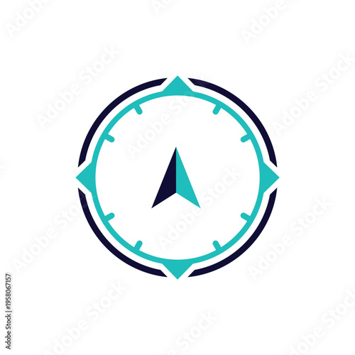 compass logo design template vector illustration