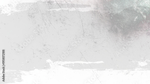 White and gray background with faint grunge texture. 