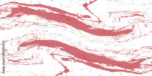 abstract red and white fluid marble texture background with organic flowing wavy lines and grainy aesthetic
