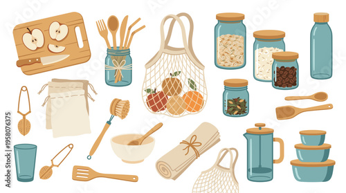 Zero waste kitchen essentials for sustainable living and eco friendly food storage and preparation