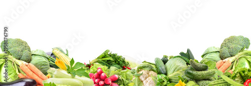 Fresh vegetables isolated