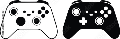 controller editable vector gamepad layout dpad buttons