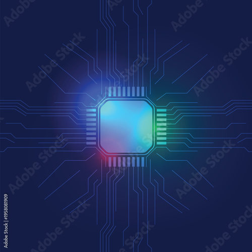 Abstract Blue Starfield Background - Luminous Diagonal Light Streaks and Data Points for 2026 Space & Tech UI, Futuristic Cyber Tech Network & AI Infrastructure also can be use able in flyer backgroun