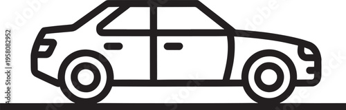 Black car white vehicle transportation