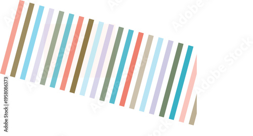Modern Abstract Background with Colorful Diagonal Stripes