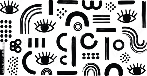 Colorful vector collection of assorted speech bubbles and thought clouds in various shapes including round square and rectangular talk boxes for comic design.