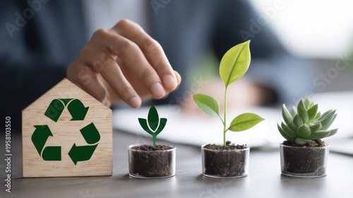 Promoting sustainable growth eco-friendly planting initiatives office environment visual content green practices