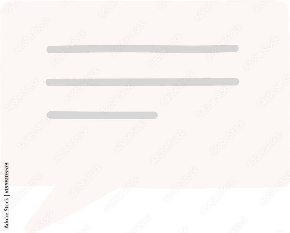 Fototapeta premium Speech Bubble Icon