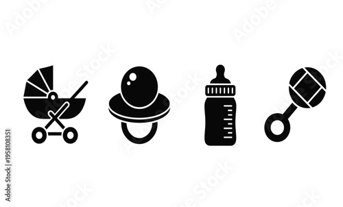 Baby items for newborn care.