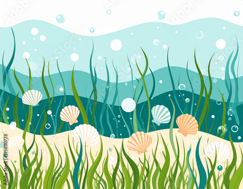 Seagrass Underwater Sway