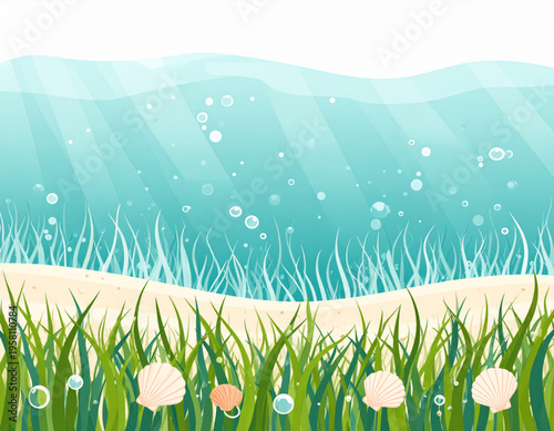 Seagrass Underwater Sway