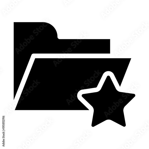 Folder vector icon. Database Illustration sign. File storage symbol. jacket logo. Design for web and app.