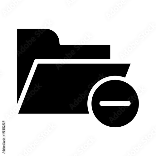 Folder vector icon. Database Illustration sign. File storage symbol. jacket logo. Design for web and app.