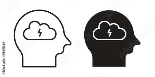 Trauma icons. Black and White Vector Icons. can be used web and mobile