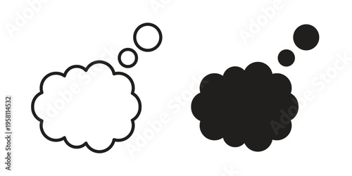 Zzz icons. Black and White Vector Icons. can be used web and mobile