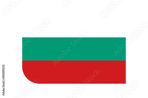 Free Download Bulgarian national flag with rounded corners on transparent background - GFXLoad