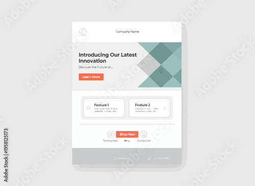 Introducing our latest innovation on a digital device screen closely