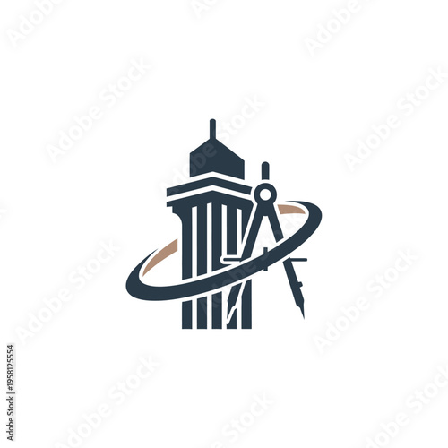 Architecture compass building design tool.