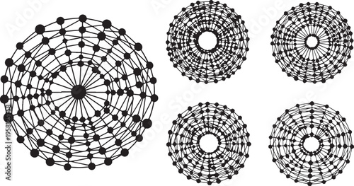 Geometric Network Diagrams with Nodes and Connections