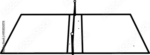 Vector illustration of a garage door