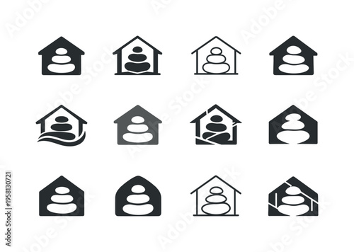 Digital Music Creation. Line icon set of Digital Music Creation: laptop music app, timeline track, play controls, sound sliders, virtual instrument, midi