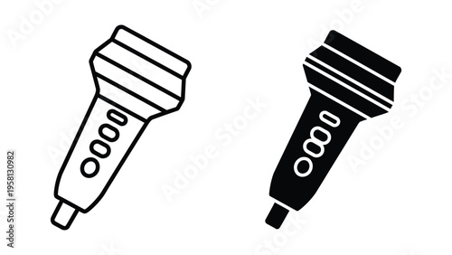 two usb flash drives isolated vector illustration flat design