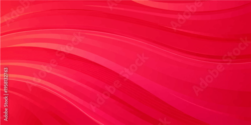 A luxurious red silk and satin fabric background featuring smooth flowing waves and a soft shiny texture for an elegant textile wallpaper design