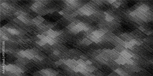 A dark vintage backdrop featuring a rough black leather and grunge metal texture with an aged grey paper pattern on a dirty textured surface