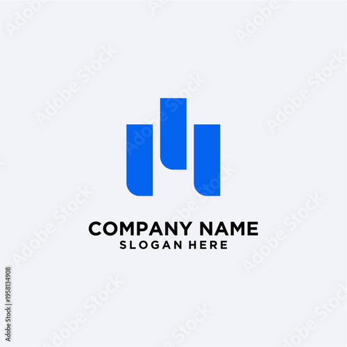Letter A Logo design vector