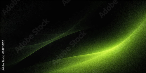 An abstract green background featuring a glowing blue wave design with dark motion lines and digital energy beams creates a vibrant textured backdrop wallpaper