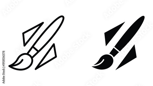 broken pencil and shavings flat design vector illustration