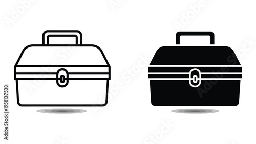 luggage tags number 1 and 0 flat design vector illustration