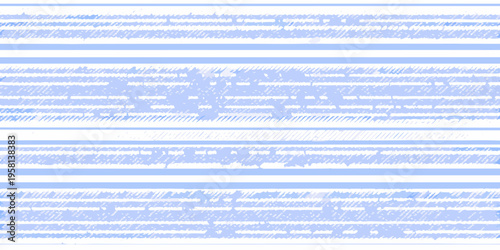 Abstract blue scribble pattern with a sketched tree silhouette