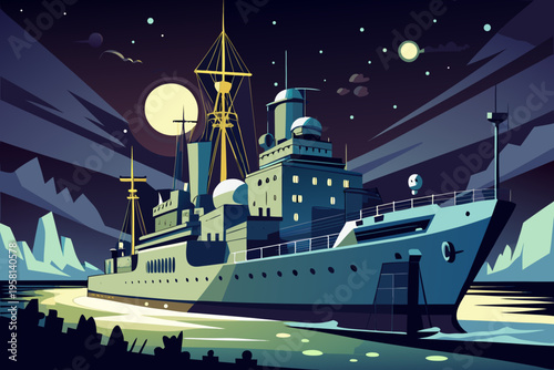 night view of the city