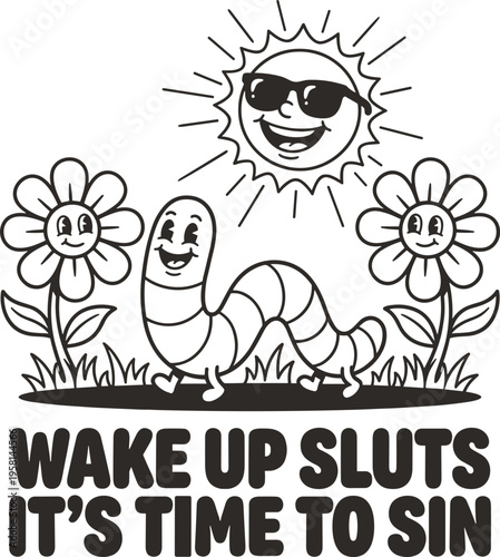 Wake Up Sluts It’s Time to Sin Svg