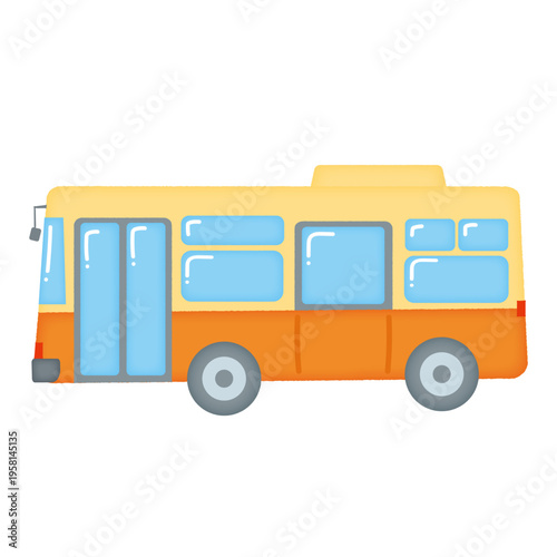 公共バスのイラスト/Bus illustration