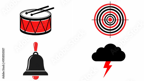 High contrast sensory objects and focus patterns for infant brain development