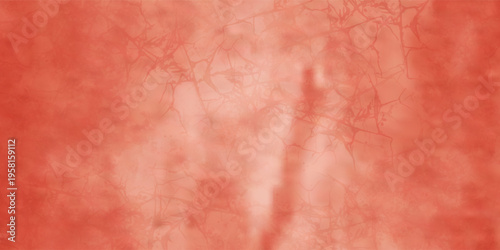 Abstract orange grunge background texture. Orange concrete background, plaster wall. Rustic. Scrapbook. Paperbook. Craft.