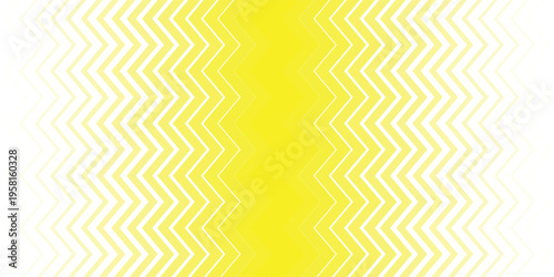 abstract simple vertical yellow white thin to thick corner wave line pattern.